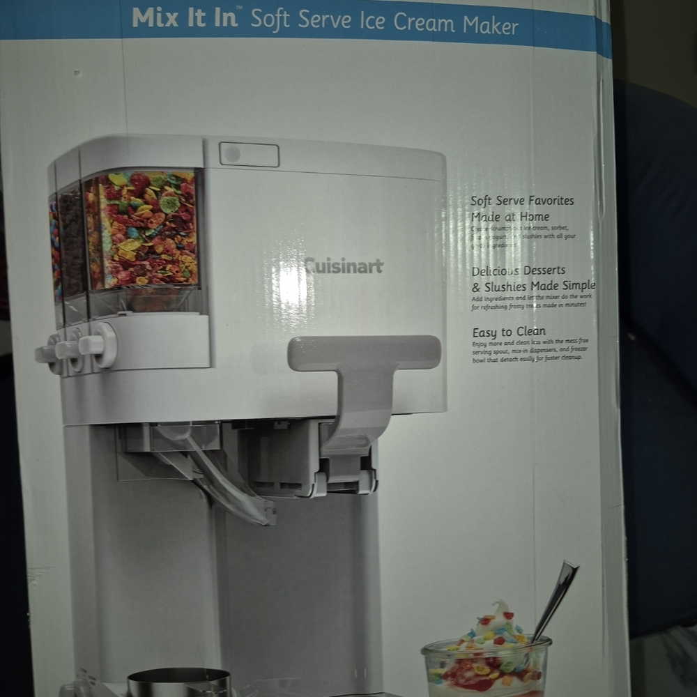 Cuisinart Soft Serve Ice Cream Maker - White
